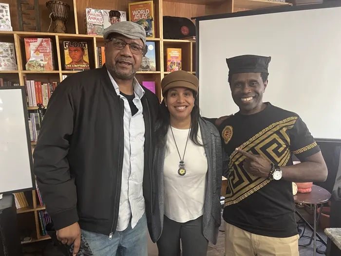 Brother Shabazz and King Simon at Nicholas Brooklyn